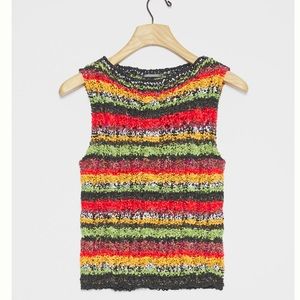 Audra Sweater Tank from Anthropologie size Small Made in Italy!